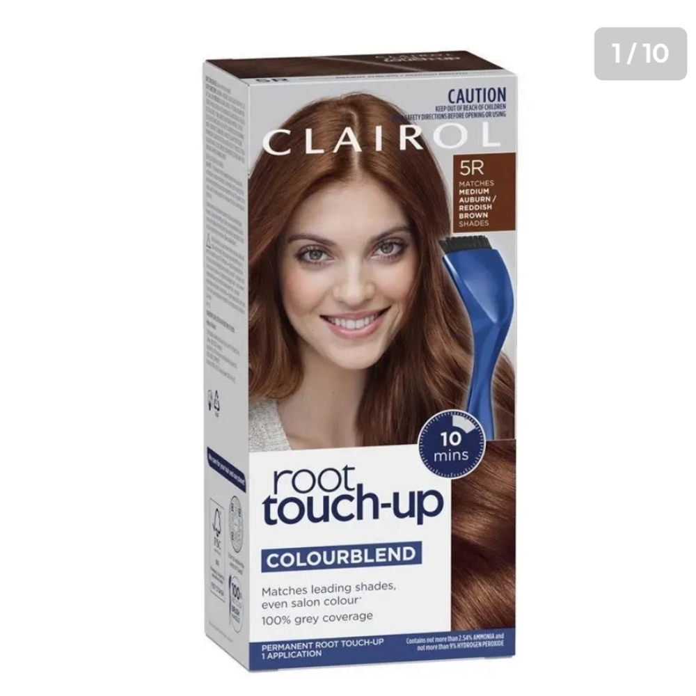 Clairol Root Touch-Up 5R Medium Auburn Reddish Brown Permanent Hair Color Kit